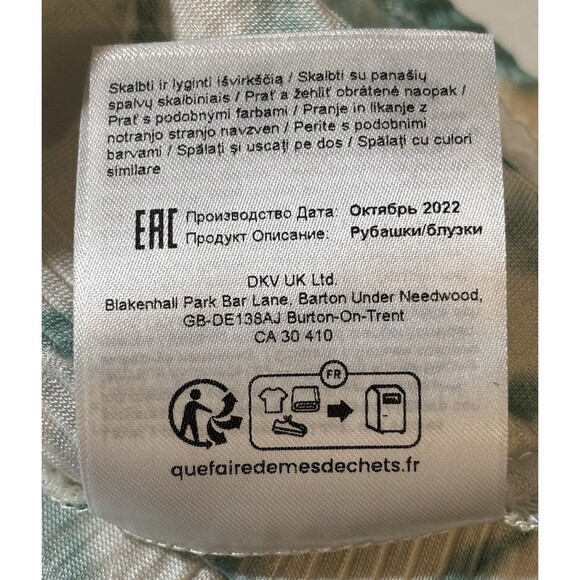 Atelier Reve Milou Women’s Size 40/Large Blouse In Birch - Picture 14 of 14